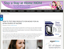 Tablet Screenshot of blog.stay-a-stay-at-home-mom.com